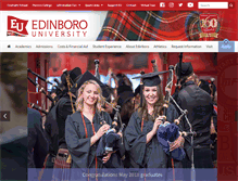 Tablet Screenshot of edinboro.edu